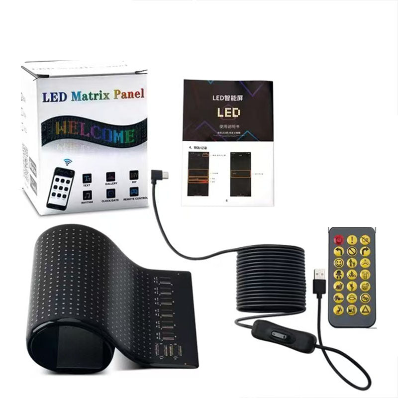 Upgrade Multiple Devil Eyes Light, Full Color led Eyes for car Windshield, Programmable Scrolling LED Display for Car, Car Eyes Animated Led for Car SUV Truck Window