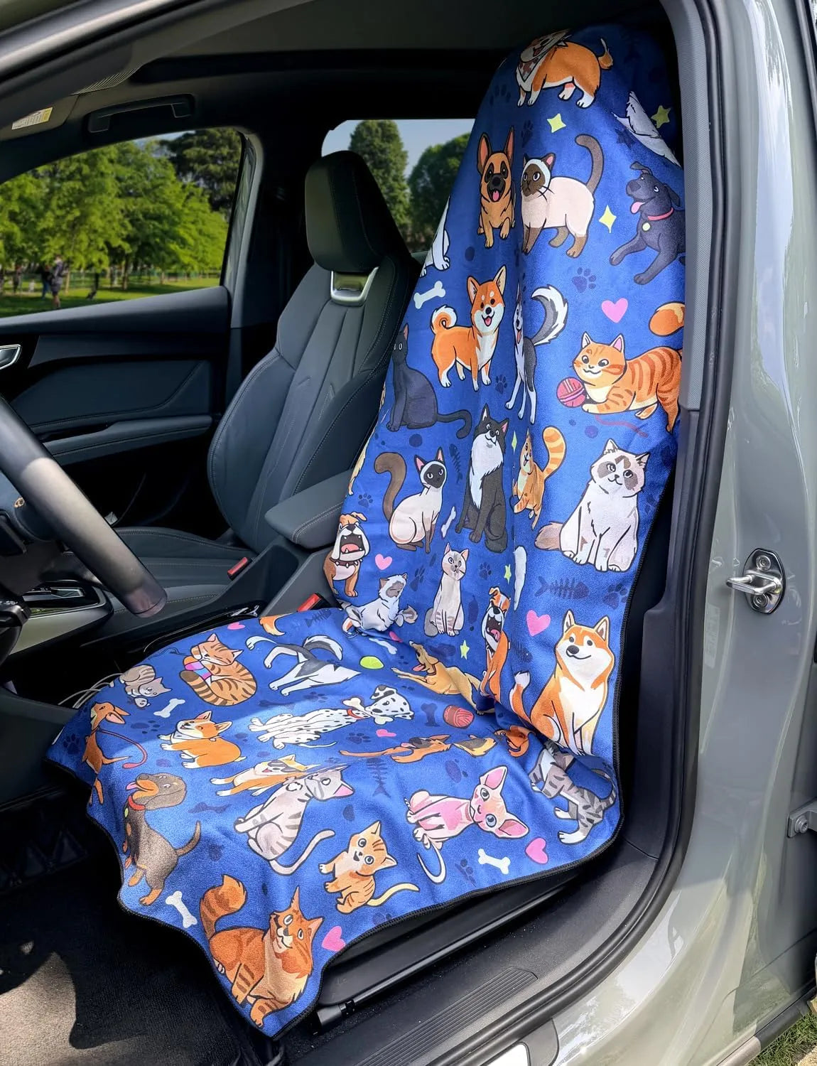 Premium Microfiber Car Seat Towel Cover for Active Lifestyles Quick-Dry