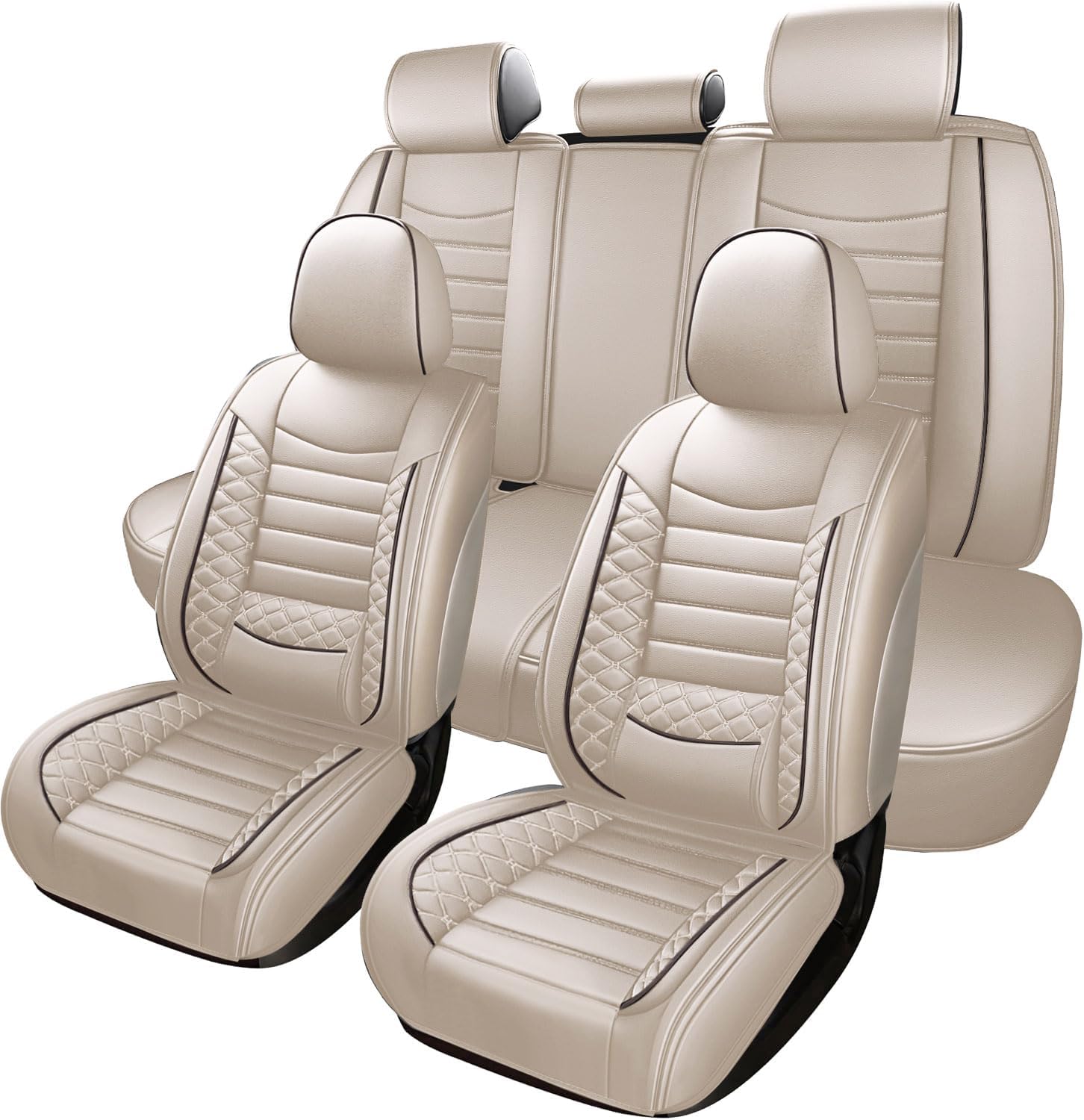 20%OFF ITEYAO Car Seat Covers Full Set 5-Seats, Premium Faux Leather Auto Seat Cushion Waterproof