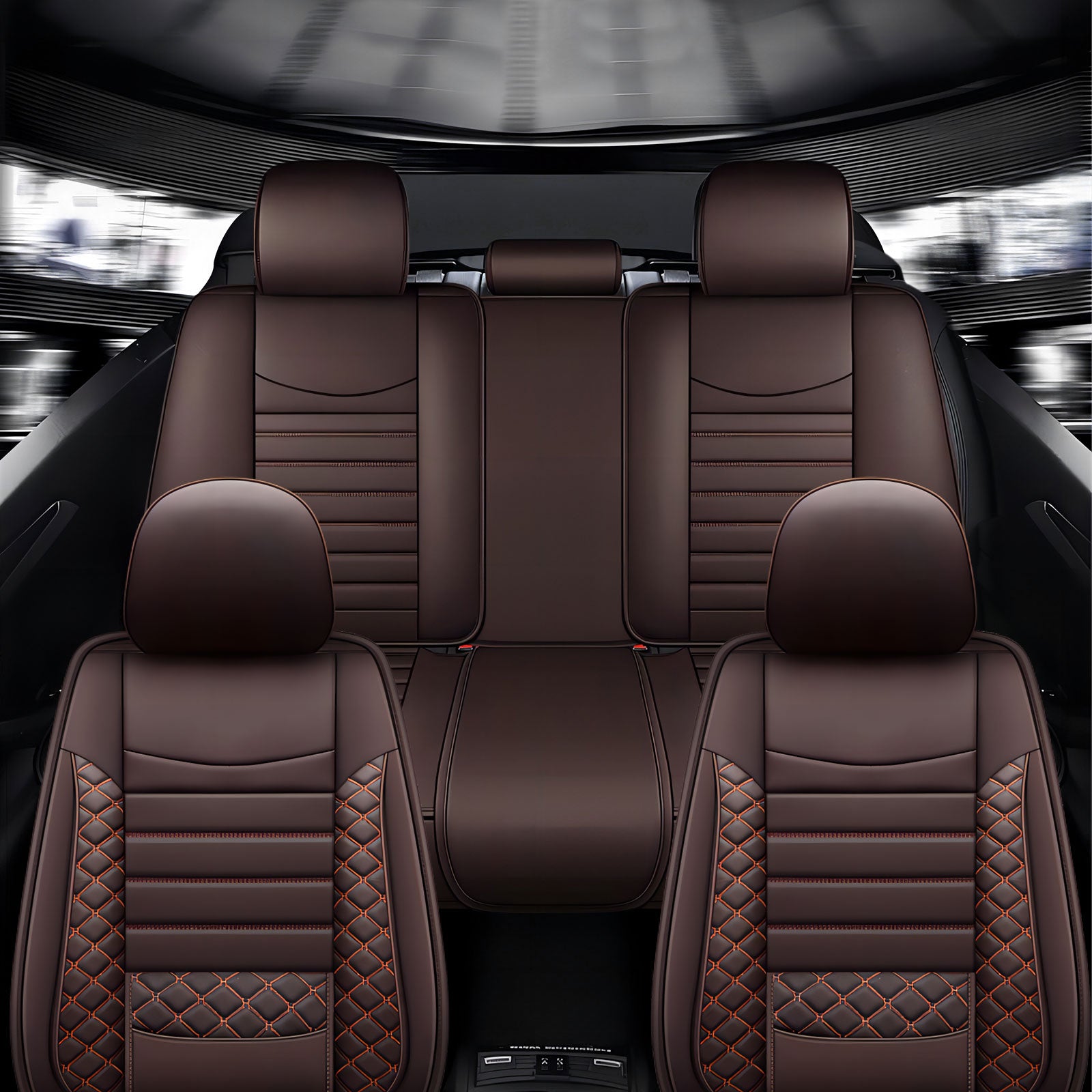 20%OFF ITEYAO Car Seat Covers Full Set 5-Seats, Premium Faux Leather Auto Seat Cushion Waterproof
