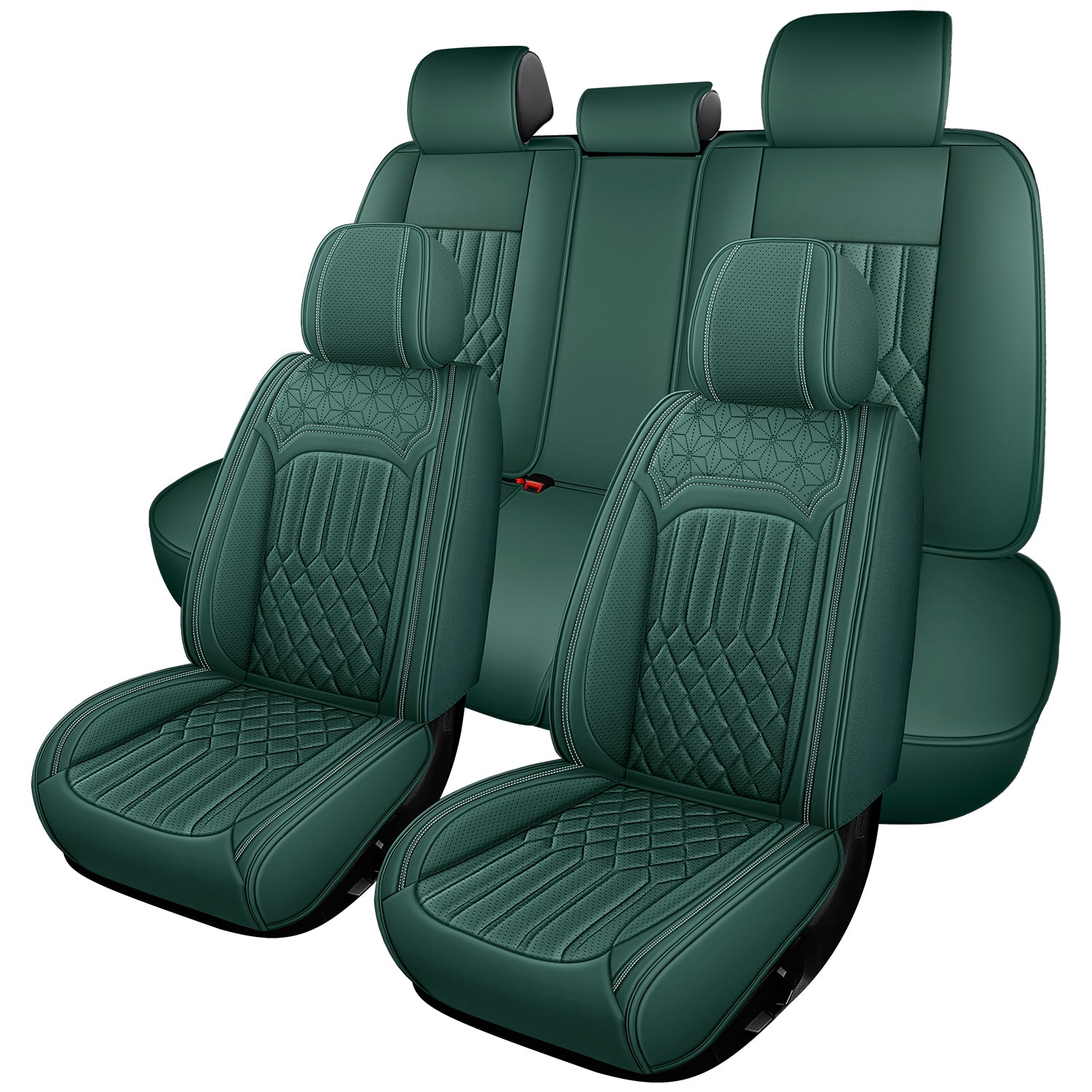 Premium Nappa Leather Seat Covers for Ford Fusion 2010-2020, Breathable & Comfortable for All-Season
