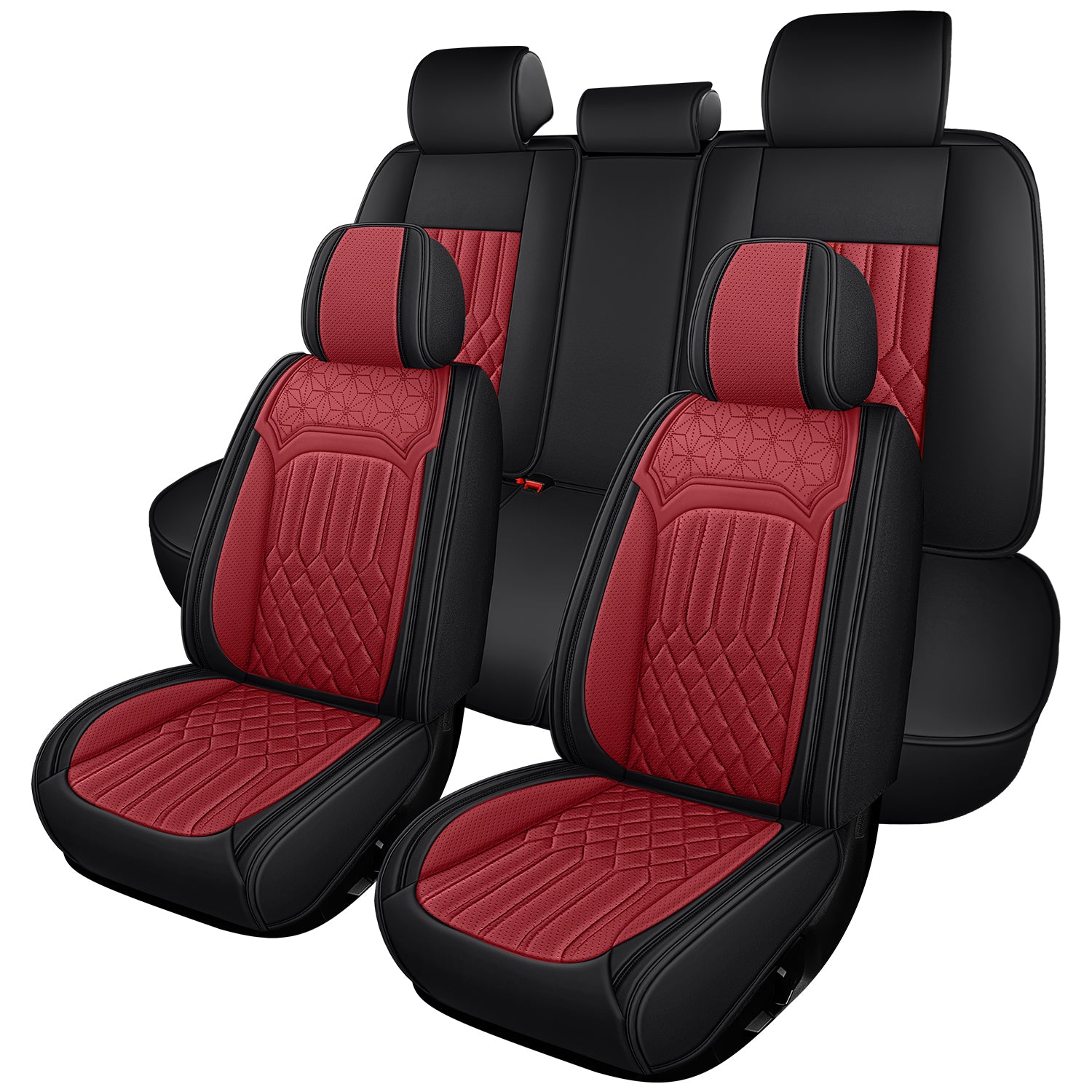 Premium Nappa Leather Seat Covers for Ford Fusion 2010-2020, Breathable & Comfortable for All-Season