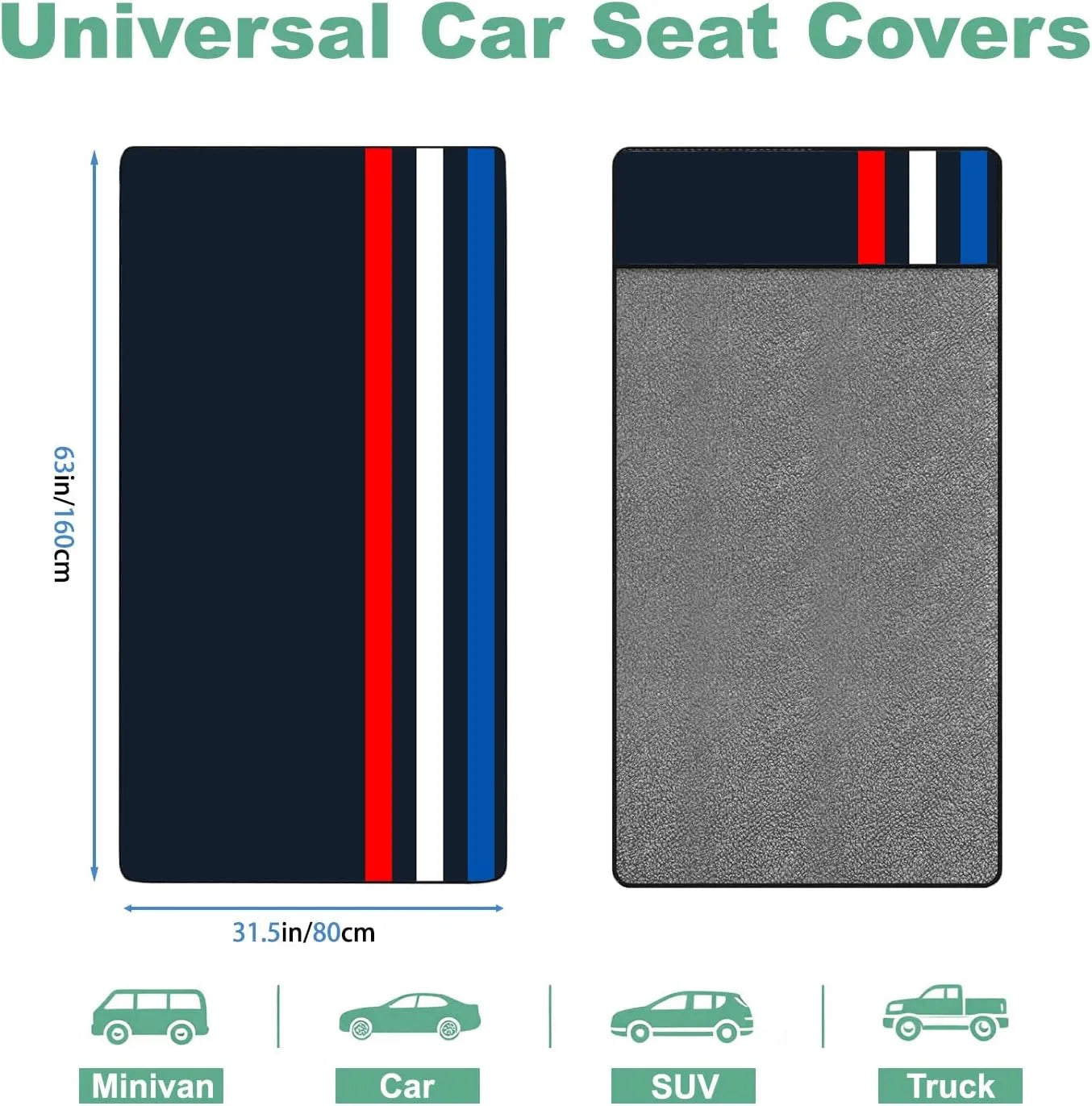 Premium Microfiber Car Seat Towel Cover for Active Lifestyles Quick-Dry