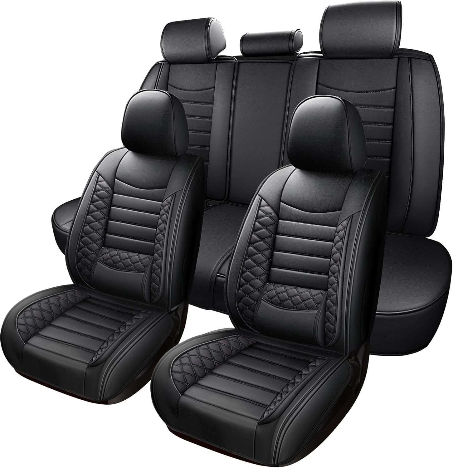 20%OFF ITEYAO Car Seat Covers Full Set 5-Seats, Premium Faux Leather Auto Seat Cushion Waterproof