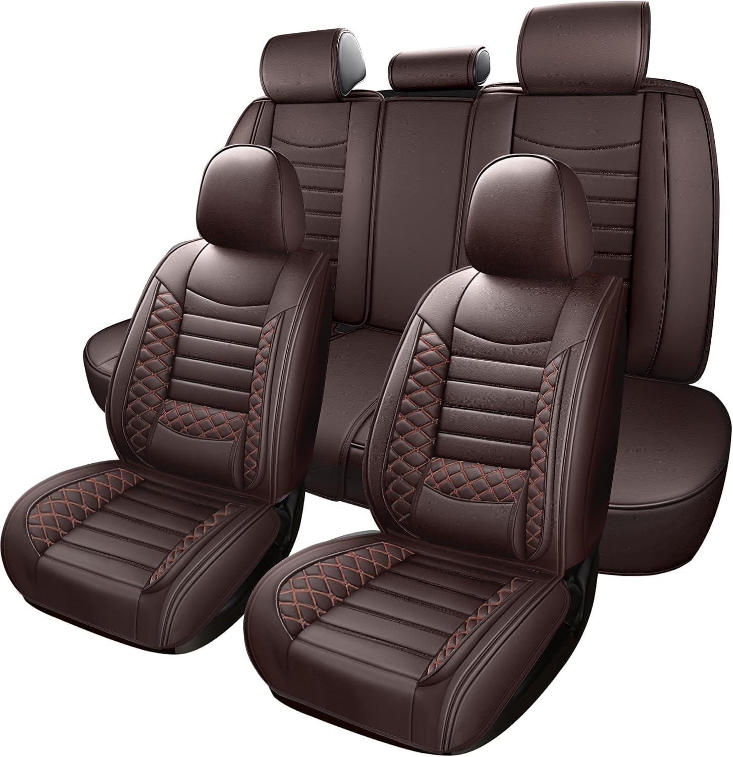 20%OFF ITEYAO Car Seat Covers Full Set 5-Seats, Premium Faux Leather Auto Seat Cushion Waterproof