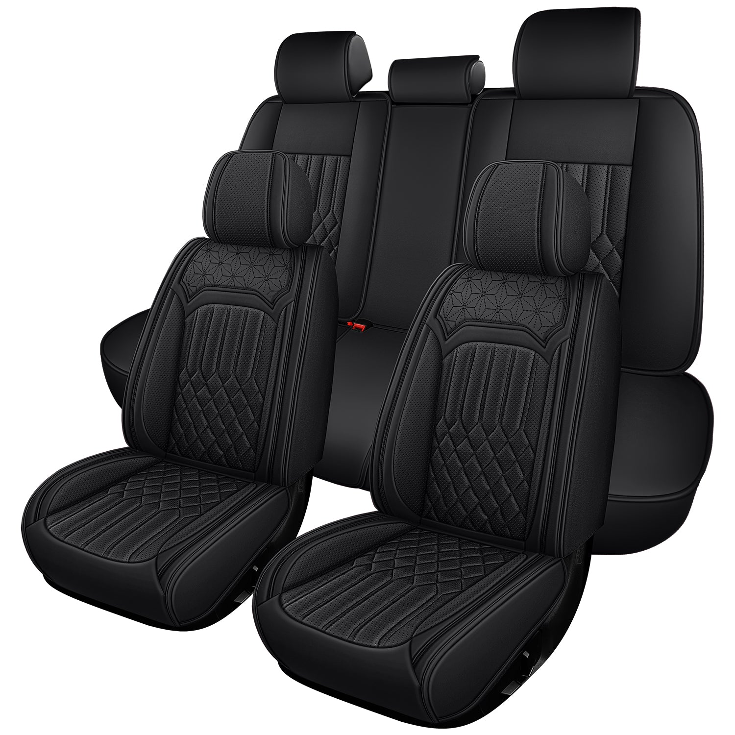 Premium Nappa Leather Seat Covers for Chevy Impala 2006-2020, Breathable & Comfortable for All-Season